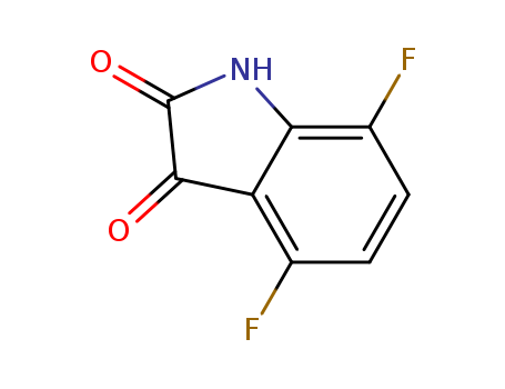 4,7-Difluoro isatin
 4,7-Difluoro indole-2,3-dione