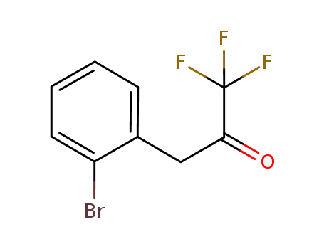 Molecular Structure of 898787-57-0 (3-(2-BROMOPHENYL)-1,1,1-TRIFLUORO-2-PROPANONE)