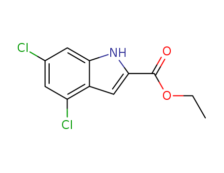 4,6-Dichloro-1H-indole-2-carboxylic acid ethyl ester cas no. 53995-82-7 98%