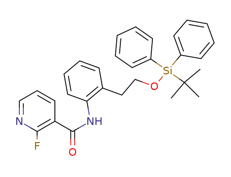 N-(2-(2-(tert-butyldiphenylsilyloxy)ethyl)phenyl)-2-fluoronicotinamide