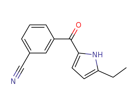 Benzonitrile, 3-[(5-ethyl-1H-pyrrol-2-yl)carbonyl]- (9CI)