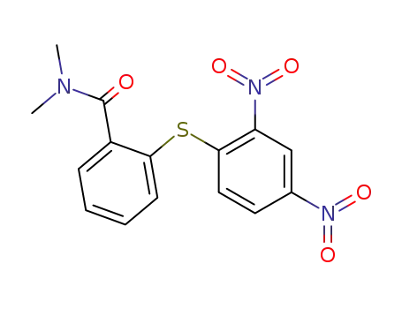 Benzamide, 2-[(2,4-dinitrophenyl)thio]-N,N-dimethyl-