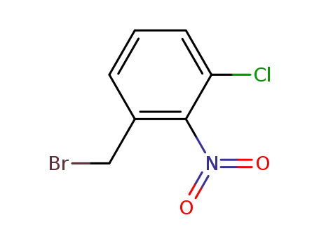 Molecular Structure of 56433-00-2 (Benzene, 1-(bromomethyl)-3-chloro-2-nitro-)