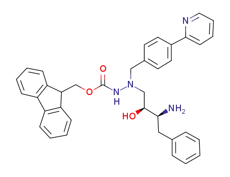 9H-fluoren-9-ylmethyl 2-[(2S,3S)-3-amino-2-hydroxy-4-phenylbutyl]-2-[4-(2-pyridinyl)benzyl]hydrazinecarboxylate