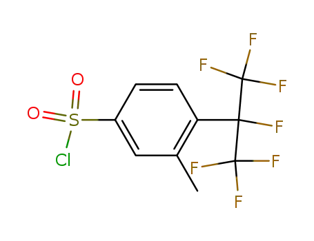 4-heptafluoroisopropyl-3-methylbenzenesulfonyl Chloride