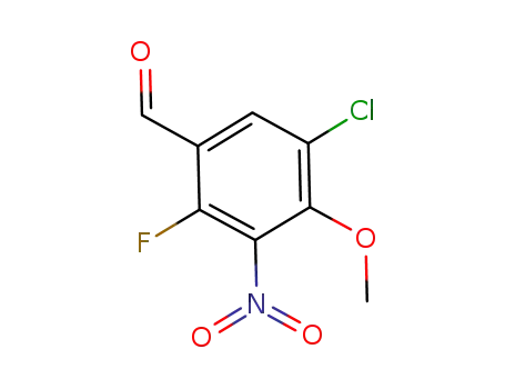 5-chloro-2-fluoro-4-methoxy-3-nitro-benzaldehyde