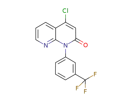 4-chloro-1-[3-(trifluoromethyl)phenyl]-1,8-naphthyridin-2(1H)-one