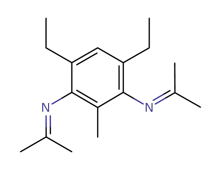 Molecular Structure of 910915-19-4 (N,N'-diisopropylidene-(4,6-diethyl-2-methyl-1,3-benzenediamine))