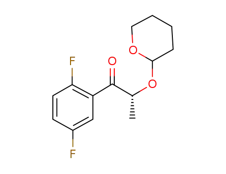 (2R)-1-(2,5-Difluorophenyl)-2-((tetrahydro-2H-pyran-2-yl)oxy)propan-1-one