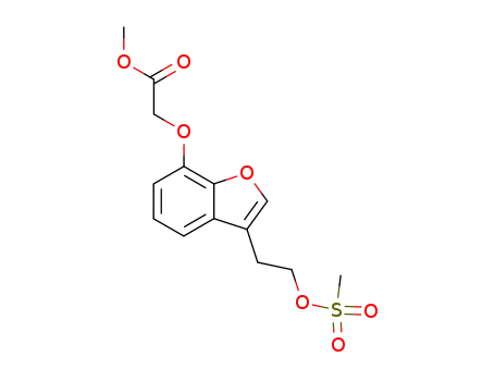 [3-(2-methanesulfonyloxyethyl)benzofuran-7-yloxy]acetic acid methyl ester