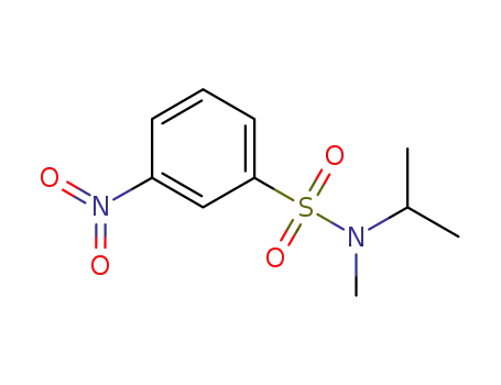 Molecular Structure of 848653-44-1 (Benzenesulfonamide, N-methyl-N-(1-methylethyl)-3-nitro-)