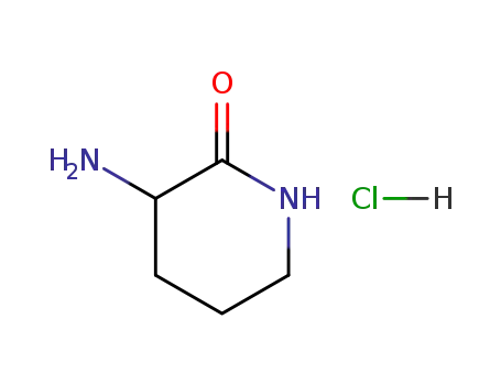 Molecular Structure of 138377-80-7 (3-AMINO-2-PIPERIDINONE HYDROCHLORIDE)