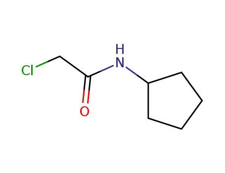 Molecular Structure of 125674-23-9 (2-chloro-N-cyclopentylacetamide(SALTDATA: FREE))