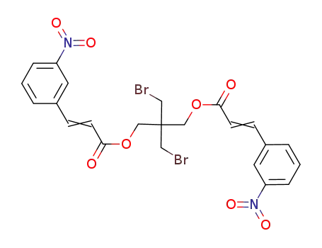 Molecular Structure of 338447-40-8 (2,2-bis(bromomethyl)-1,3-(m-nitrocinnamoyloxy)propane)