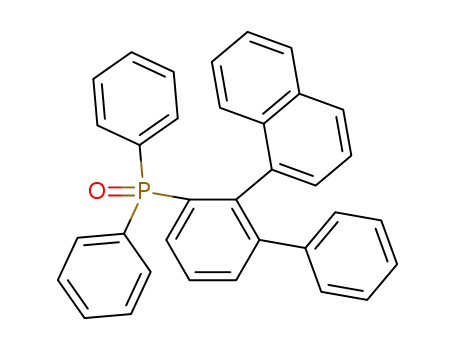Molecular Structure of 170647-33-3 ((S)-(+)-2-naphthyl-3-diphenylphosphinylbiphenyl)