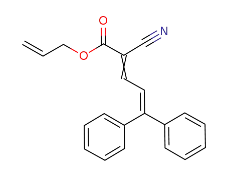 Allyl 2-cyano-5,5-diphenylpenta-2,4-dienoate
