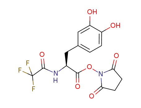 L-Tyrosine, 3-hydroxy-N-(2,2,2-trifluoroacetyl)-, 2,5-dioxo-1-pyrrolidinyl
ester