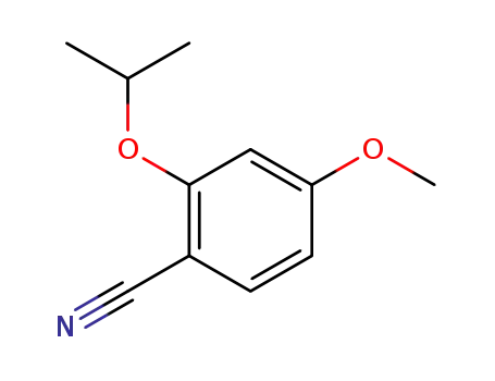 Molecular Structure of 548472-47-5 (2-Isopropoxy-4-methoxybenzonitrile)