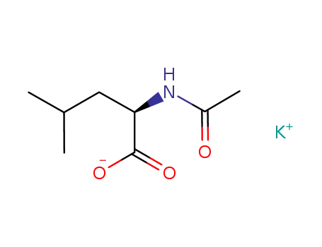 Molecular Structure of 909122-82-3 (potassium N-acetyl-D-leucine salt)