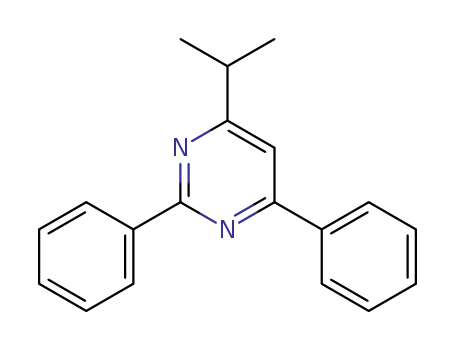 Molecular Structure of 1402611-35-1 (4-isopropyl-2,6-diphenylpyrimidine)