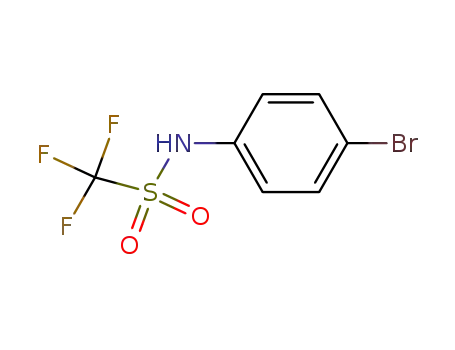 Molecular Structure of 23384-06-7 (Methanesulfonamide, N-(4-bromophenyl)-1,1,1-trifluoro-)