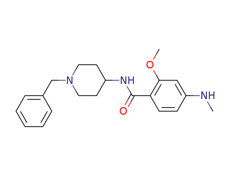 N-(1-benzyl-piperidin-4-yl)-2-methoxy-4-methylamino-benzamide