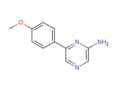 6- (4- 메 톡시 페닐) 피라진 -2- 아민