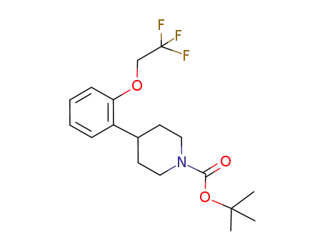 4-[2-(2,2,2-trifluoro-ethoxy)-phenyl]-piperidine-1-carboxylic acid tert-butyl ester