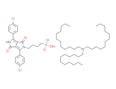 Molecular Structure of 937802-92-1 (C<sub>22</sub>H<sub>18</sub>Cl<sub>2</sub>N<sub>2</sub>O<sub>5</sub>S*C<sub>36</sub>H<sub>75</sub>N)