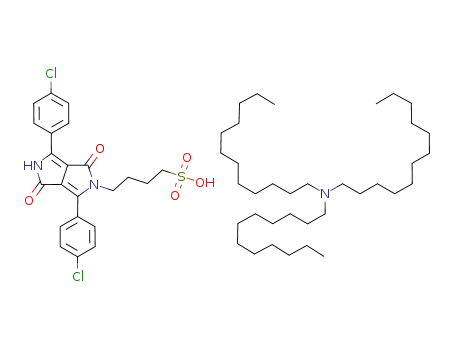 C<sub>22</sub>H<sub>18</sub>Cl<sub>2</sub>N<sub>2</sub>O<sub>5</sub>S*C<sub>36</sub>H<sub>75</sub>N