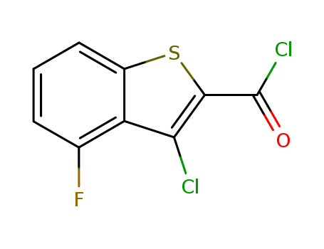 3-chloro-4-fluoro-1-benzothiophene-2-carbonyl chloride
