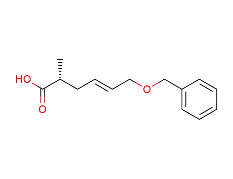 (2R,4E)-6-(benzyloxy)-2-methylhex-4-enoic acid