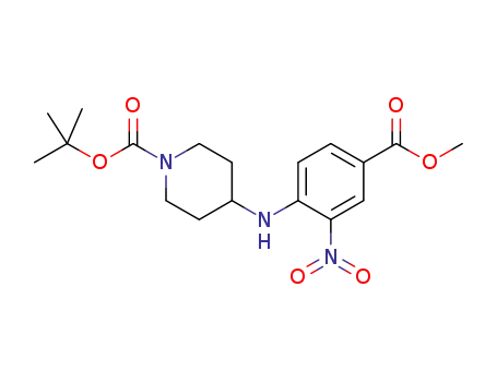 TERT-BUTYL 4-(4-(METHOXYCARBONYL)-2-NITROPHENYLAMINO)PIPERIDINE-1-CARBOXYLATE