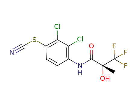 (R)-N-[2,3-Dichloro-4-thiocyanatophenyl]-2-hydroxy-2-methyl-3,3,3-trifluoropropanamide