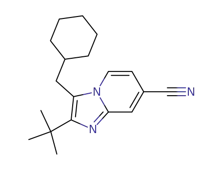 2-tert-butyl-3-cyclohexylmethylimidazo[1,2-a]pyridine-7-carbonitrile