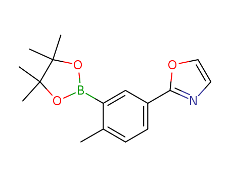 Oxazole, 2-[4-methyl-3-(4,4,5,5-tetramethyl-1,3,2-dioxaborolan-2-yl)phenyl]-