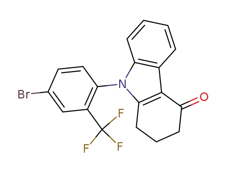 9-(4-Bromo-2-trifluoromethyl-phenyl)-1,2,3,9-tetrahydro-carbazol-4-one