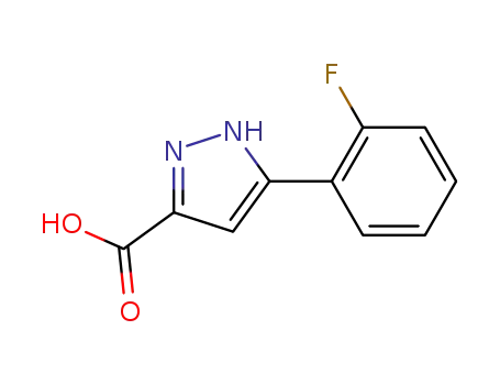 3- (2- 플루오로 페닐) -1H- 피라 졸 -5- 카복실산