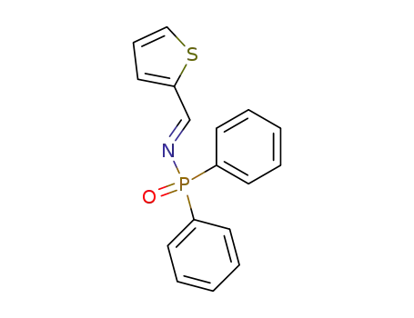 (E)-P,P-diphenyl-N-(thiophen-2-ylmethylene)phosphinic amide