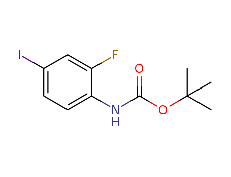 N-BOC 2-fluoro-4-iodoaniline cas no. 886497-72-9 98%