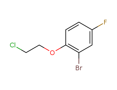 Benzene, 2-bromo-1-(2-chloroethoxy)-4-fluoro-