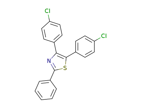 Thiazole, 4,5-bis(4-chlorophenyl)-2-phenyl-