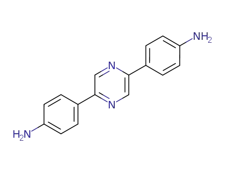 Molecular Structure of 59447-32-4 (Benzenamine, 4,4'-(2,5-pyrazinediyl)bis-)
