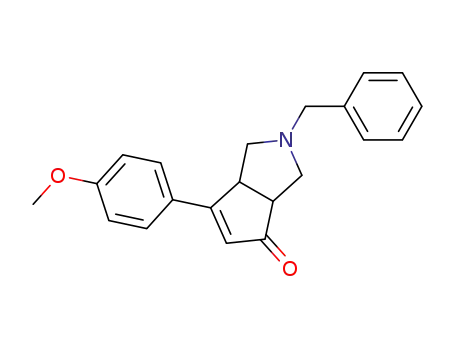 2-benzyl-6-(4-methoxy-phenyl)-2,3,3a,6a-tetrahydro-1H-cyclopenta[c]pyrrol-4-one