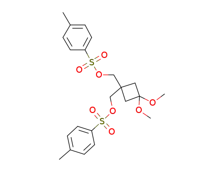 (3,3-dimethoxy-1-{[(4-methylbenzenesulfonyl)oxy]methyl}cyclobutyl)methyl 4-methylbenzene-1-sulfonate
