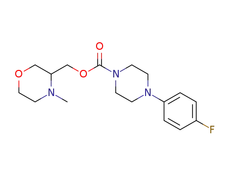 (4-methylmorpholin-3-yl)methyl 4-(4-fluorophenyl)piperazine-1-carboxylate