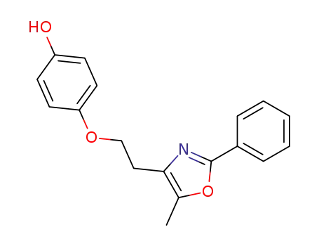 4-[2-(5-methyl-2-phenyloxazol-4-yl)ethoxy]phenol