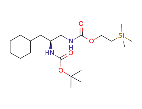 (S)-tert-butyl 1-(2-(trimethylsilyl)ethoxycarbonylamino)-3-cyclohexylpropan-2-ylcarbamate