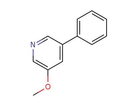 Molecular Structure of 53698-52-5 (3-Methoxy-5-phenylpyridine)