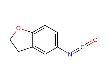 Molecular Structure of 215162-92-8 (2,3-DIHYDRO-1-BENZOFURAN-5-YL ISOCYANATE)